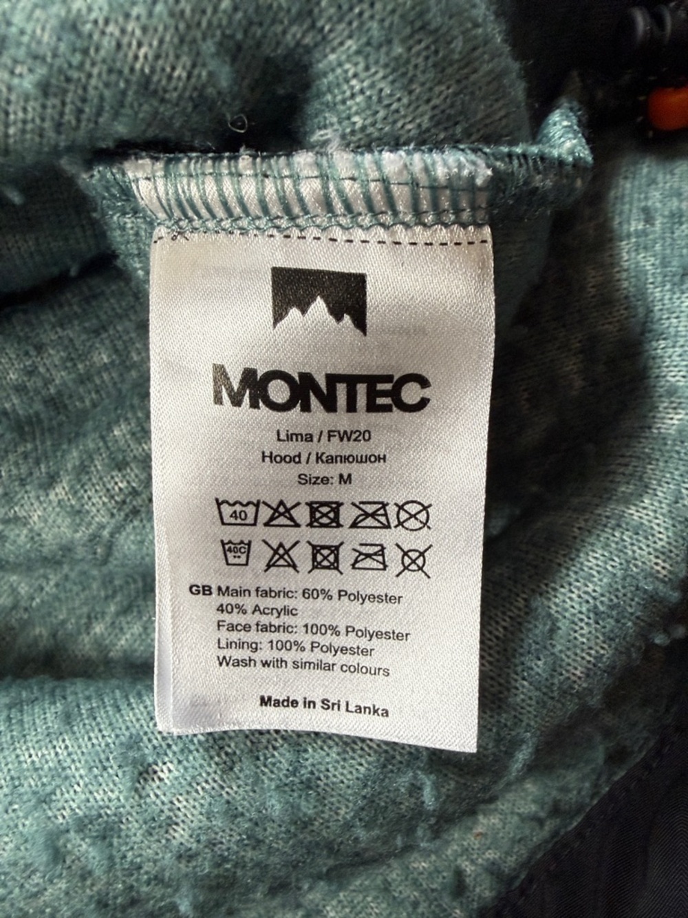 Montec Lima Fleece Hoodie Medium - Picture 13 of 14
